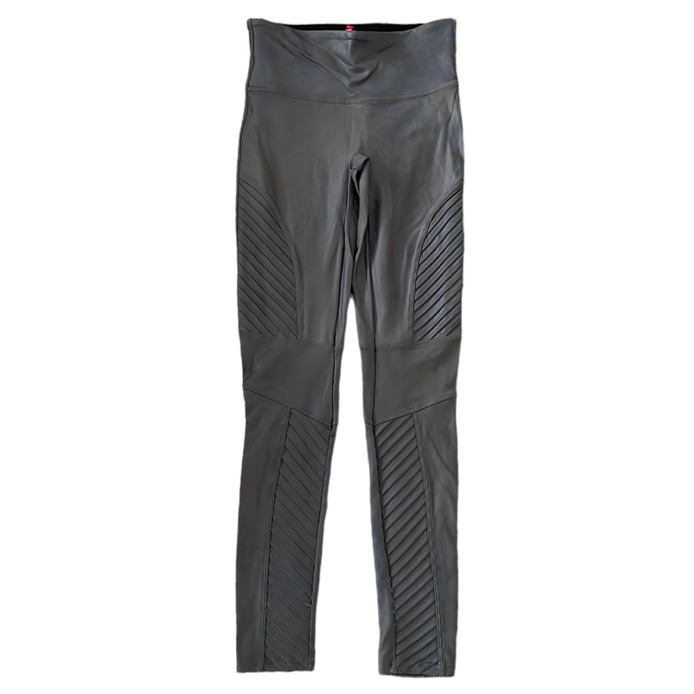 Spanx High-Waisted Black/Gray Leggings